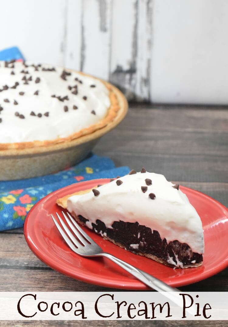 Hershey's Cocoa Cream Pie | The TipToe Fairy