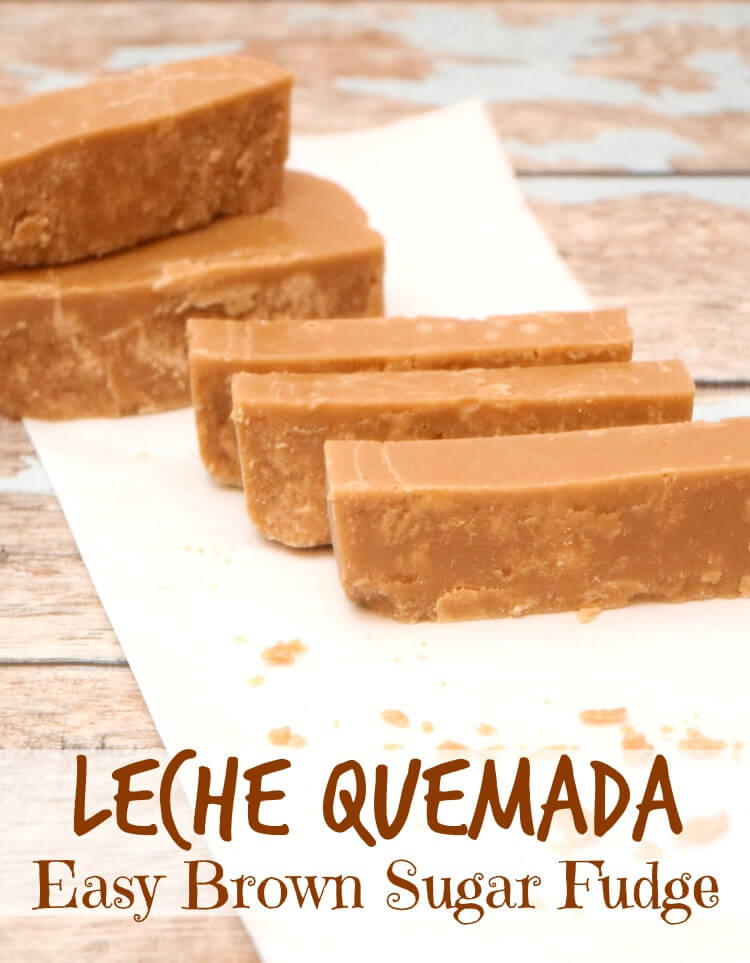 Leche Quemada - Easy Brown Sugar Fudge | The TipToe Fairy