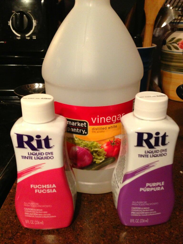 Rit Dye and Vinegar