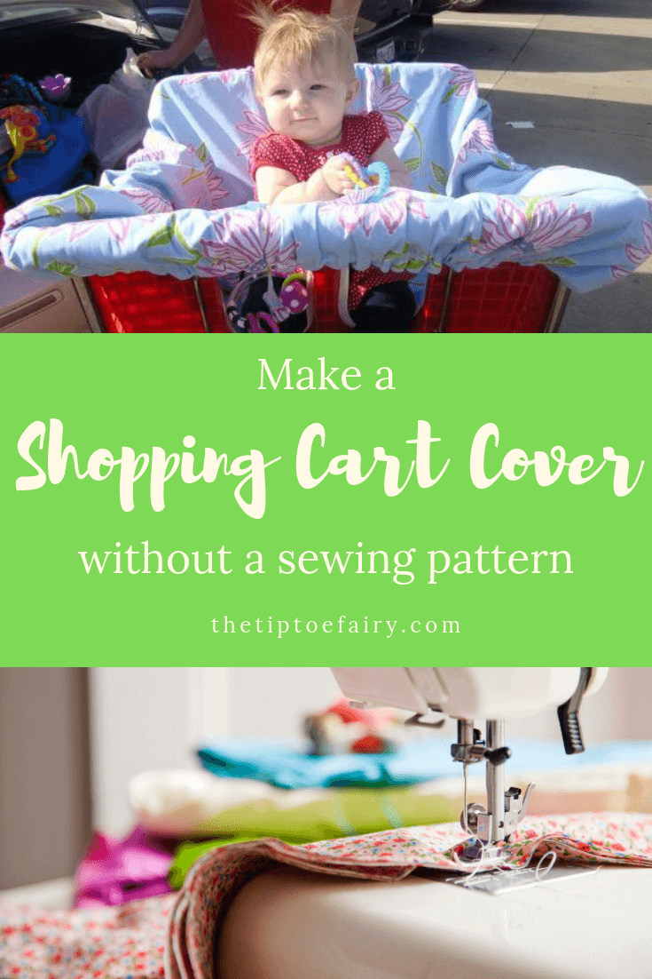 Keep those icky germs away! Make your baby a Shopping Cart Cover without using a sewing pattern. 