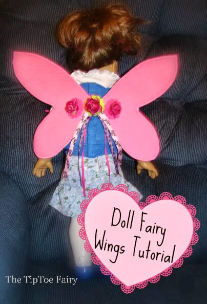 How to make Fairy Wings for American Girl Dolls