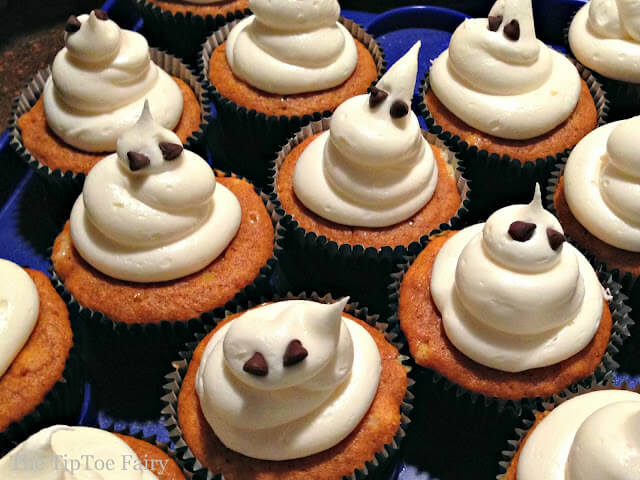 Pumpkin Ghost Cupcakes