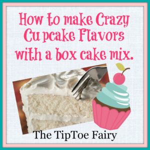 Crazy Cupcake Flavors from The TipToe Fairy