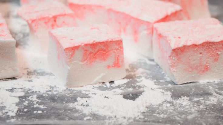 Homemade Peppermint Marshmallows