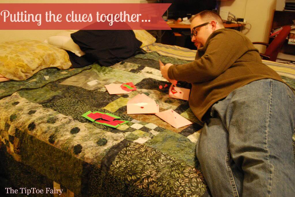 Putting the puzzle pieces together in the original clue