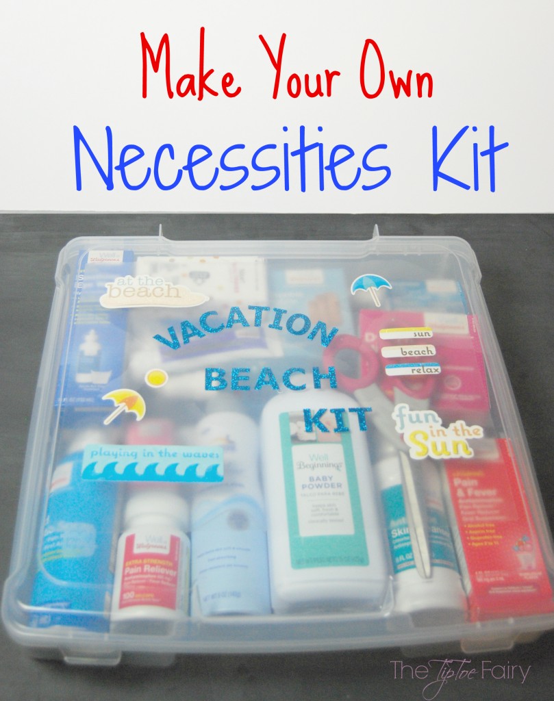 Going on Vacation? Make a Health Wellness Kit! Check this Beach Vacation Kit! | The TipToe Fairy #WellAtWalgreens #shop #vacationkit