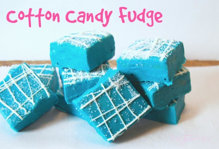 Blue goo? This cotton candy flavor - Utterly Delicious