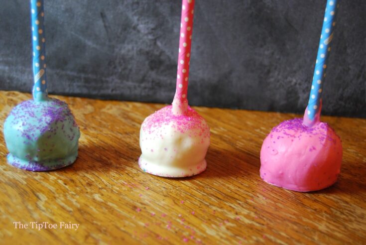 Cotton Candy Cake Pops