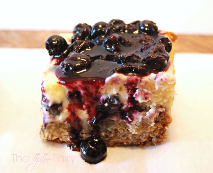 Blueberry Cheesecake Squares