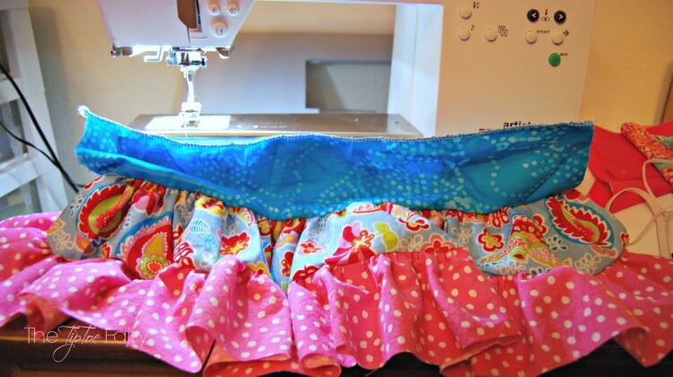 Doll twirly skirt layers