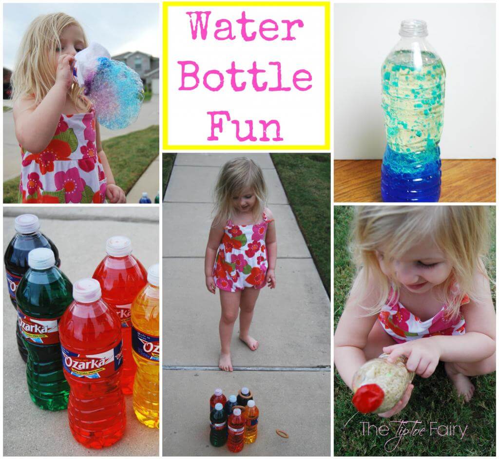 Baby Play with a Water Bottle - Simple Fun for Kids