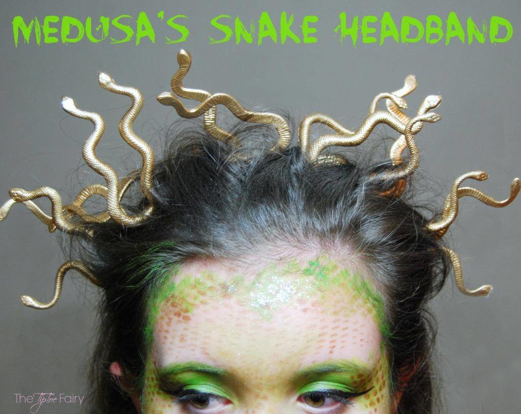 Finisih off the look with the Medusa Snake Headband