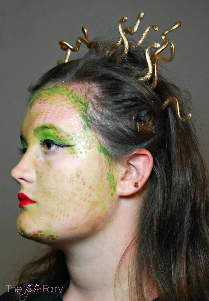 Medusa Makeup Tutorial | The TipToe Fairy