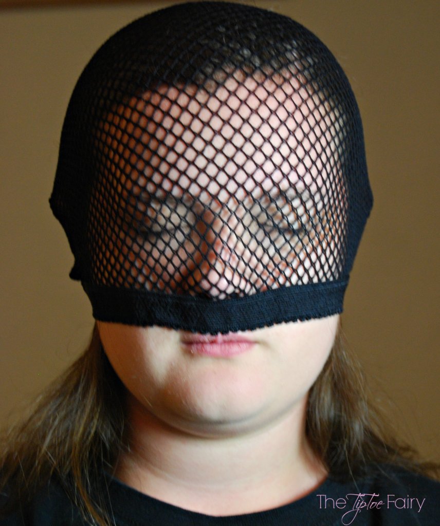 Fishnet over the head