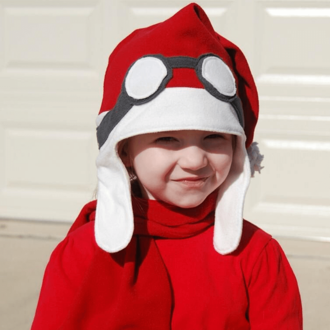 Santa Aviator Hat \u0026 Scarf Tutorial 