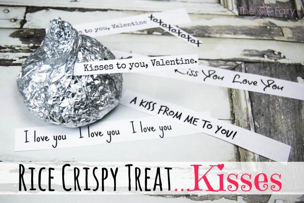 Rice Krispies Treat Kisses + {Free Valentine's Day Printables!} | The ...