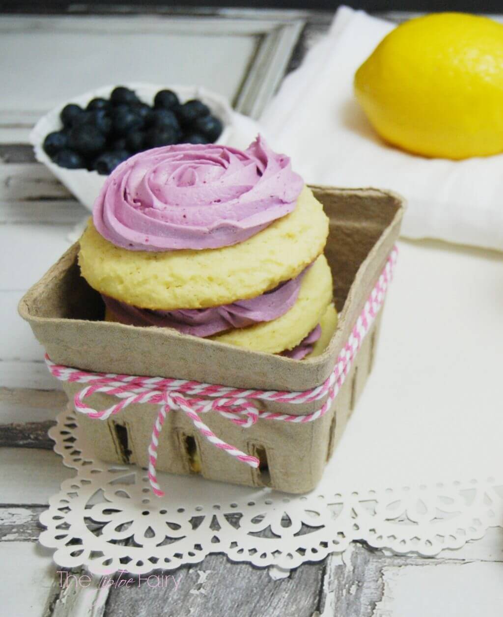 Lemon Sugar Cookies with Blueberry Frosting Story - Make the Best of  Everything