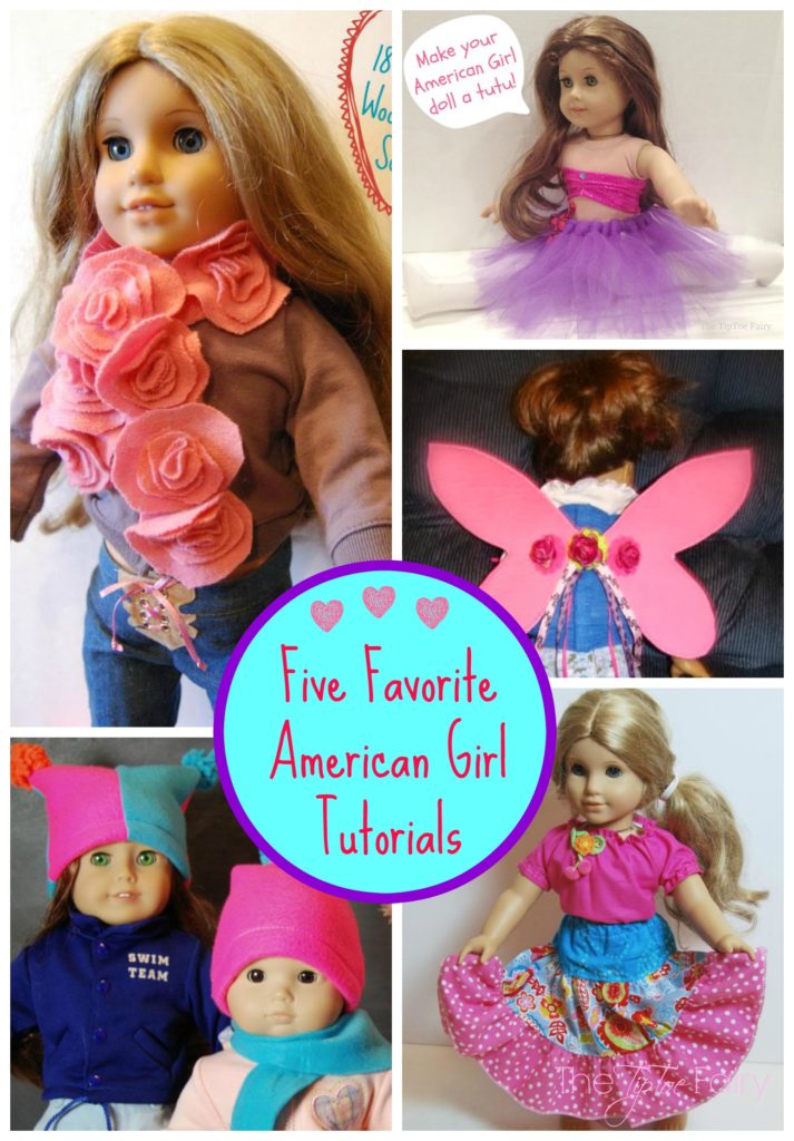 FIVE Favorite American Girl Doll Tutorials from The TipToe Fairy