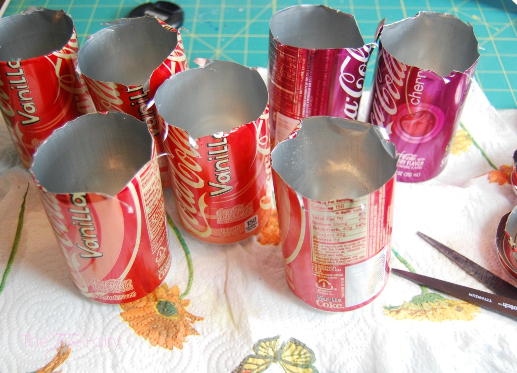 Upcycle your soda cans into a Flower Wreath! Super easy and fun! | The TipToe Fairy