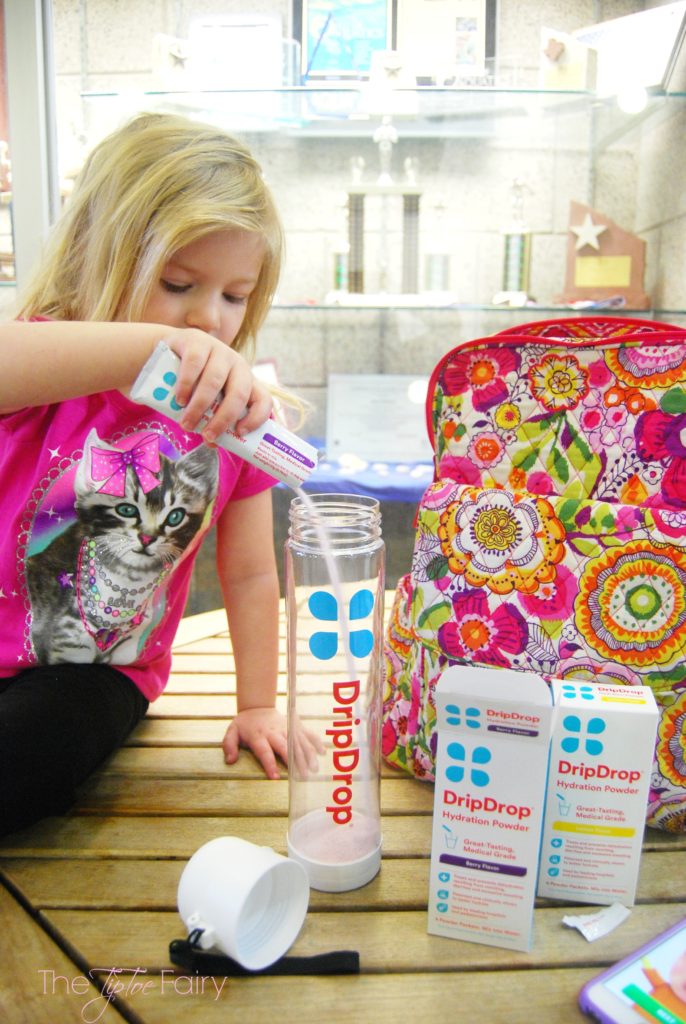 Stay Hydrated with DripDrop! Tastes great and helps with dehydration quickly for adults and kids! | The TipToe Fairy @dripdrop @shespeaksup #DrinkDripDrop #spon