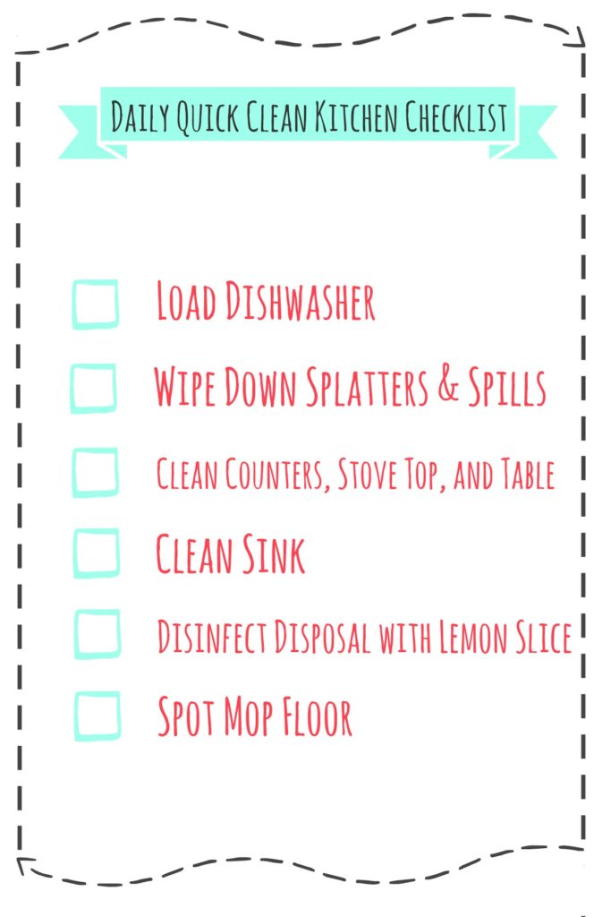 Kitchen Cleaning Tips - Daily Tasks For A Clean Kitchen