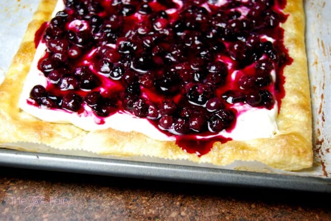 How to make a Simple Summer Berry Tart with Puff Pastry | The