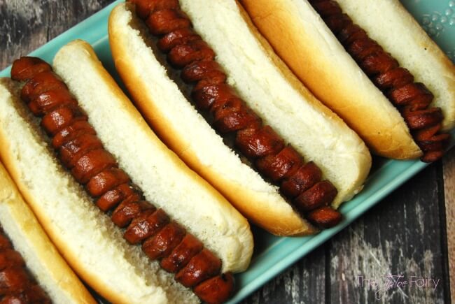 Chili Cheese Spiral Dogs