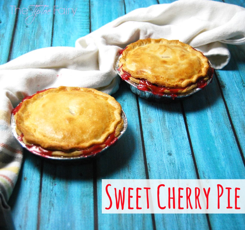 Sweet Cherry Pie with SPLENDA®.  Learn about SWEET SWAPS™ for less added sugar! #SweetSwaps #IC #ad | The TipToe Fairy