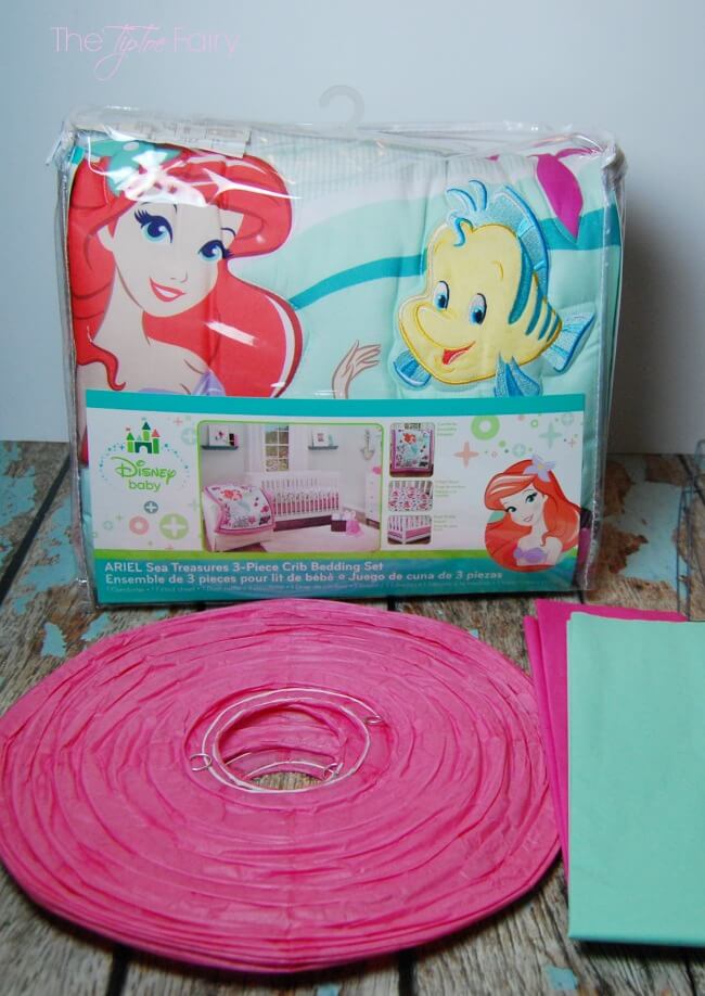 Disney ariel sea princess hotsell crib bedding