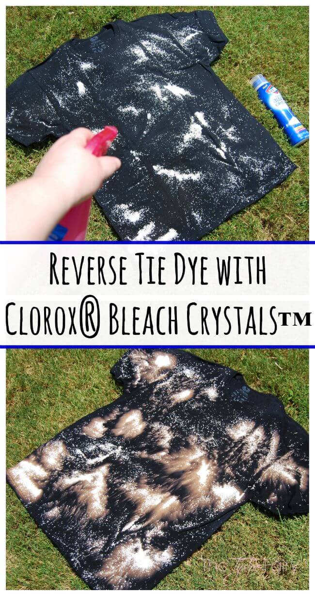 How to Reverse Tie-Dye a Colored Shirt in Less Than 30 Minutes