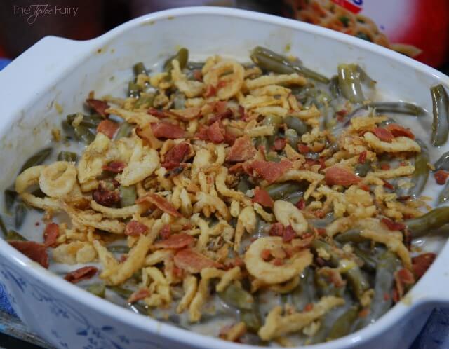 bacon green bean casserole from scratch