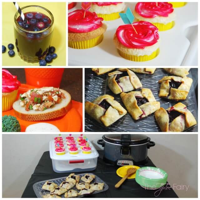 Host a party for The Hunger Games: Mockingjay Part 2 with lots of themed food from Prim's feta dip to Nightlock Tarts! #IC AD #MockingjayFinale | The TipToe Fairy