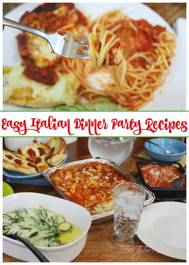 #Holiday get together? Check out these Easy Italian Dinner Party #Recipes! #ad @Michael_Angelos 