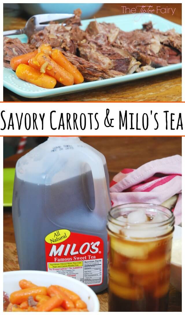 Easy Savory Carrots for the perfect #meal #ad #DrinkMilos | The TipToe Fairy