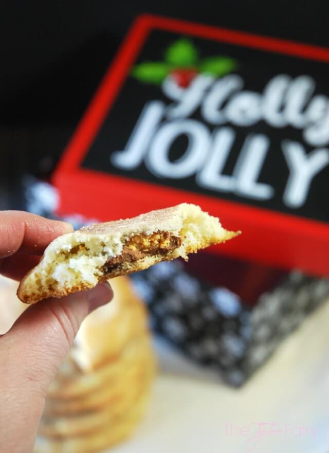 Peanut Butter Snickerdoodles #cookies - perfect for a #holiday treat! #fbcookieswap @thetiptoefairy 