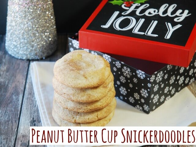 Peanut Butter Snickerdoodles #cookies - perfect for a #holiday treat! #fbcookieswap @thetiptoefairy 