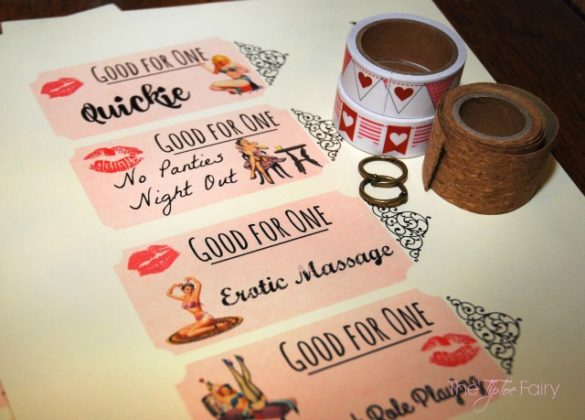 FREE Printable: DIY Naughty Coupon Book for Valentine's Day | The ...