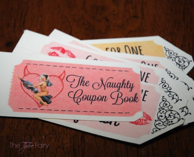 #DIY Naughty Coupon Book for Valentine's Day #valentinesday #printable