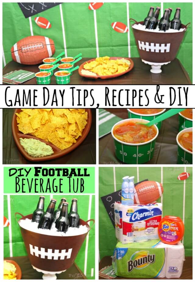 Find what you need for these #Recipes & #DIY @Walmart w #GameDayTraditions @ProcterGamble #food #craft #ad