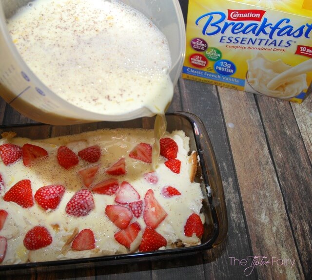 Better Strawberry Vanilla French Toast Casserole #CarnationSweepstakes #BetterBreakfast AD 