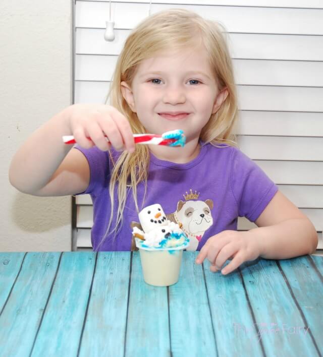 Have a #SpoonfulofFun & make a Snowman Bubble Bath w Snack Pack Pudding #AD #food