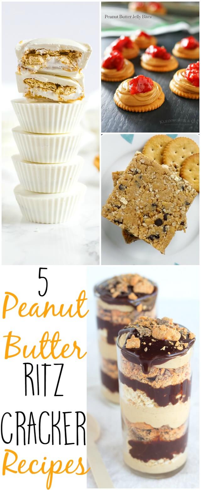 5 out of this world peanut butter and ritz cracker recipes!
