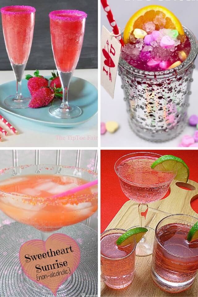 12 Valentine Mocktails #recipes #drinks & enter to #win $500 Target gc!