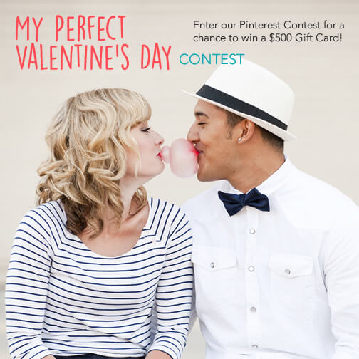 Pinterest #Contest for your Perfect Valentine's Day! Chance to #win $500 gc!! #AD #Valentines 