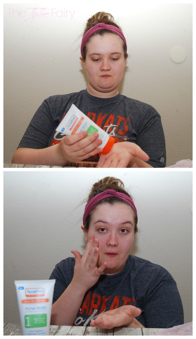 DIY Super Quick No Sew Headband & My Teen's Easy @AcneFree Routine #AD #AcneFree123
