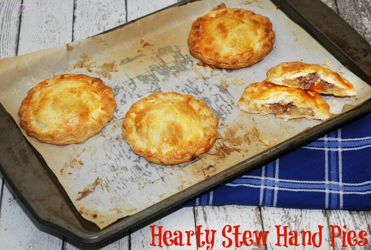 Hearty Stew Hand Pies - use up leftover roast! #SundaySupper #food #yum #foodie