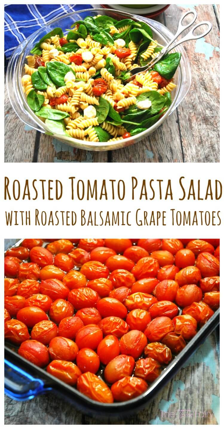 Easy Roasted Tomato Pasta Salad - perfect for any weeknight dinner! #ad #food #foodie