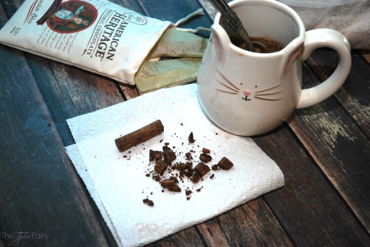 Chocolate Mug Cake topped w spicy decadent @choc_history #ChocolateHistory #IC #ad 