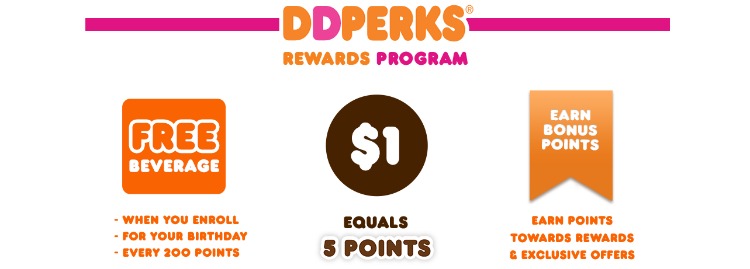 Check out the sweet deal w/ @DunkinDonuts DDPerks rewards program going on now! #ad 