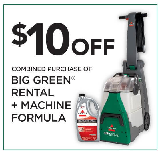 Big Green Carpet Cleaner(R), BISSELL Rental